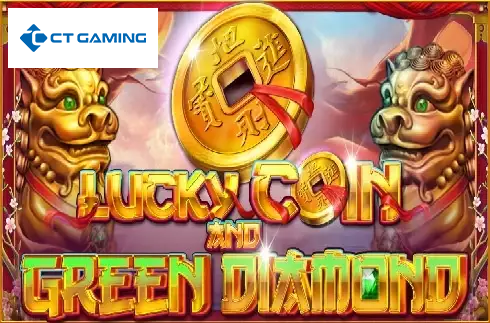 Lucky Coin and Green Diamond